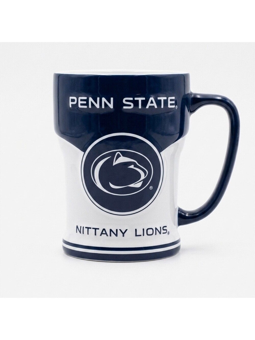 2004 Penn State Nittany Lions Ceramic Coffee Mug Russ Berrie NCAA Blue White